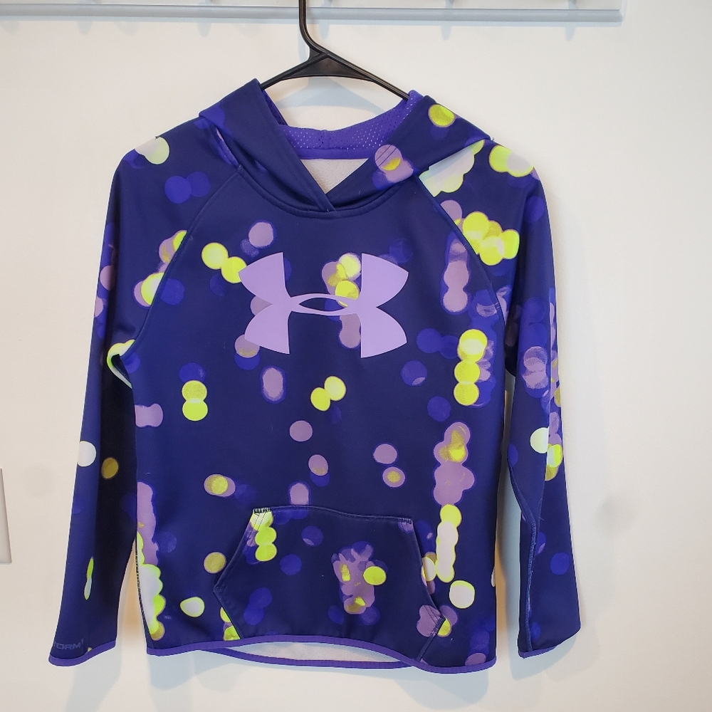 Girls Under Armour purple hoodie
